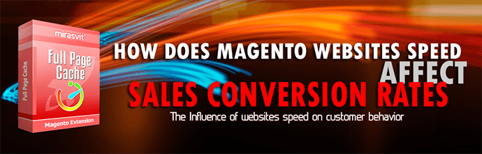 How does Magento websites speed affect sales conversion rates