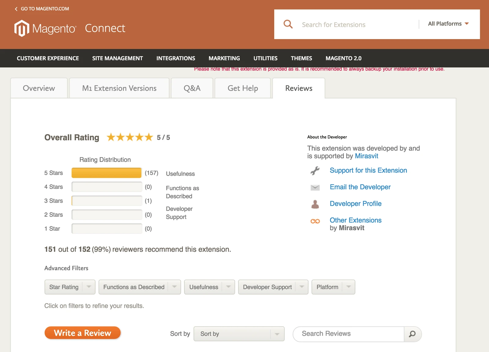 Sphinx Search Ultimate reviews on Magento Connect