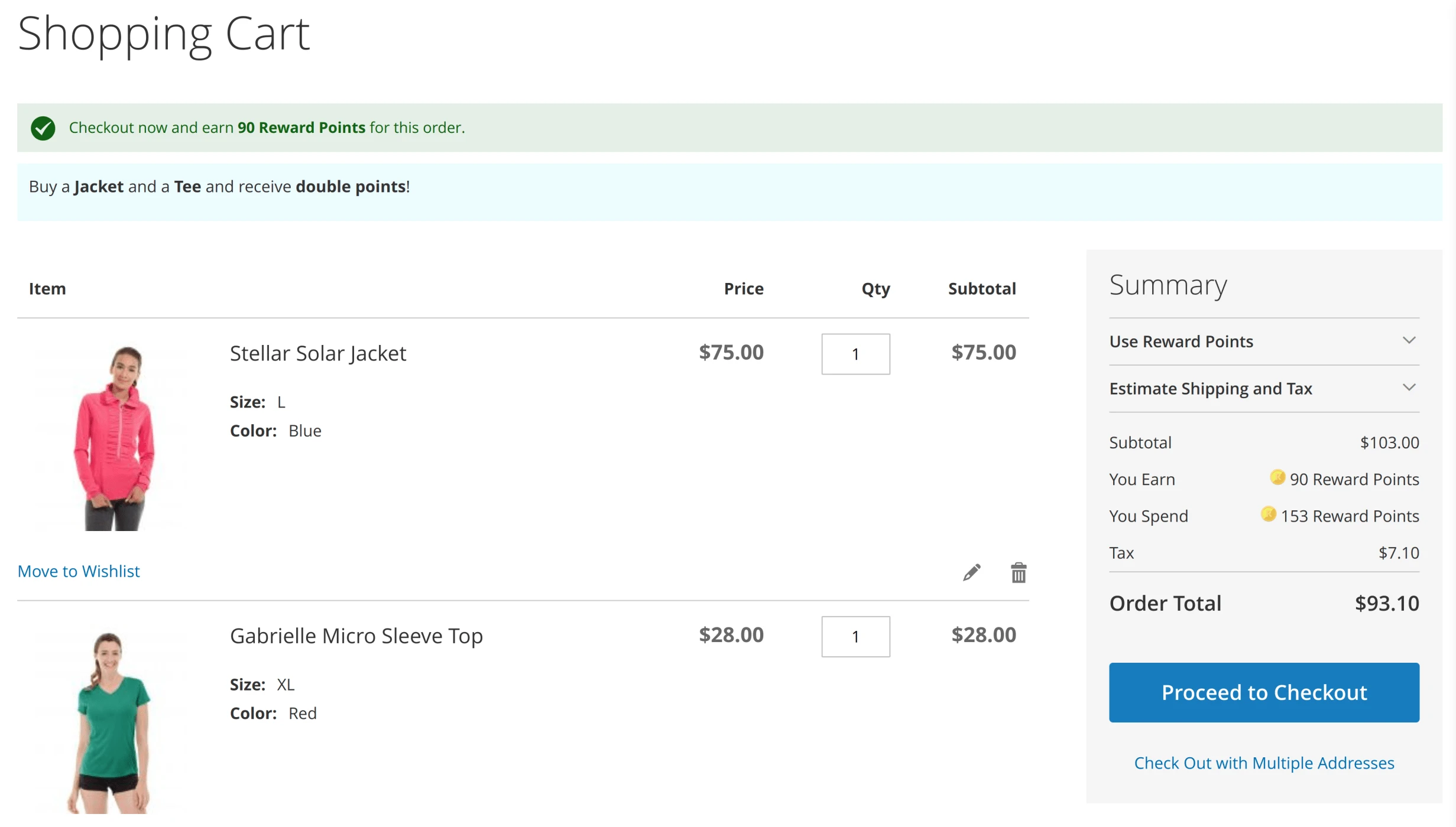 Cross-selling with Mirasvit Magento 2 Rewards Points system.